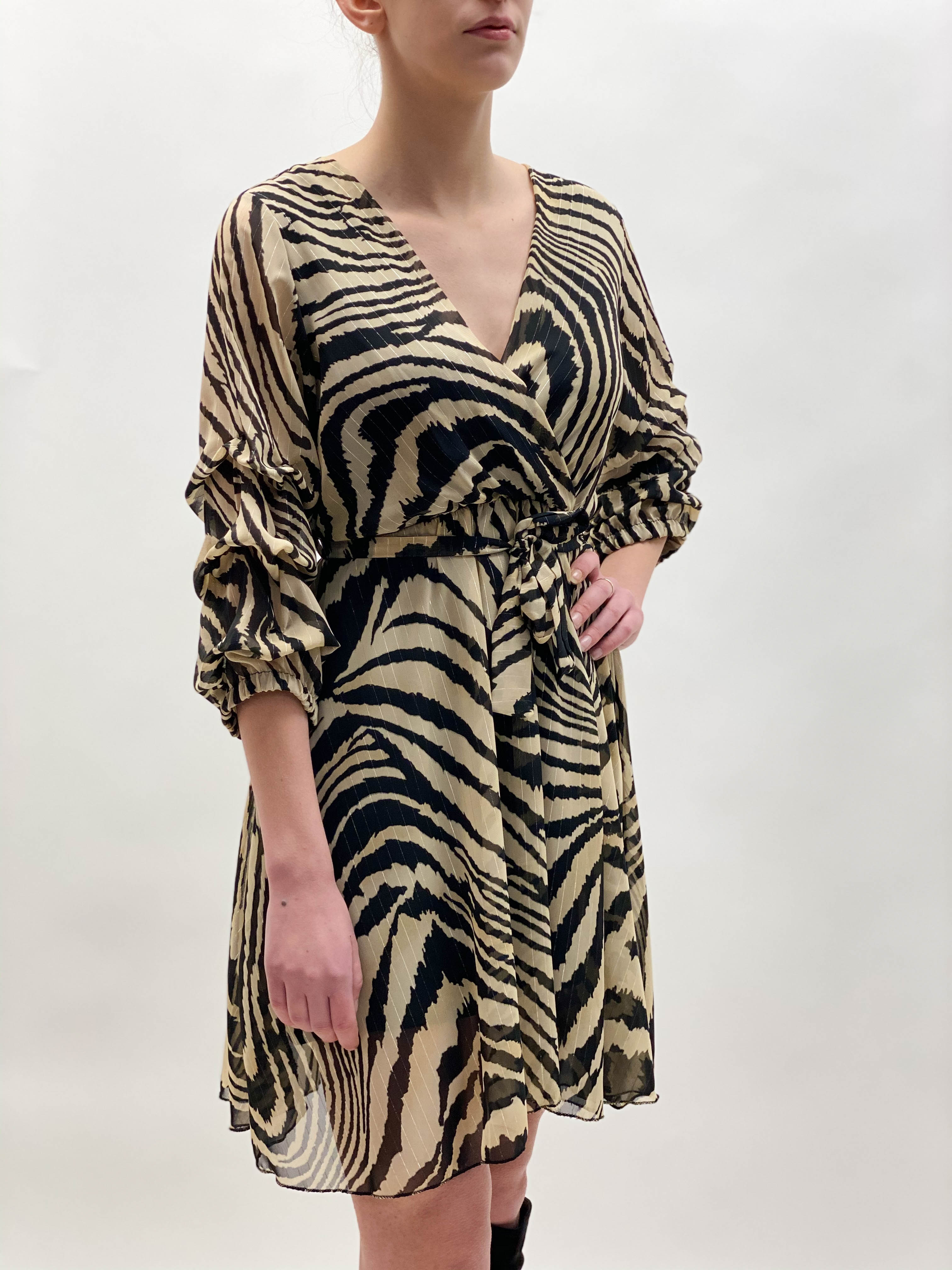 Kleid Zebra Chiffon